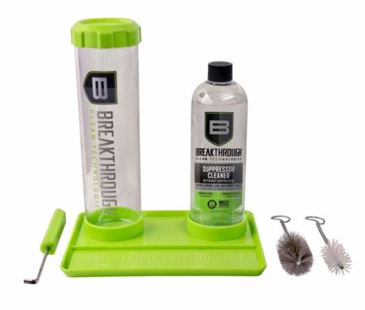 BREAKTHROUGH SUPPRESSOR CLEANING KIT W/ 16OZ SUPPRESSOR CLEANER BT-SCK - Win Repeating Arms Promotion